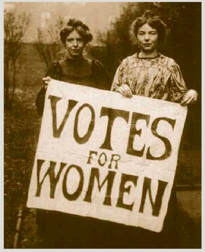 Annie Kenney and Christabel Pankhurst